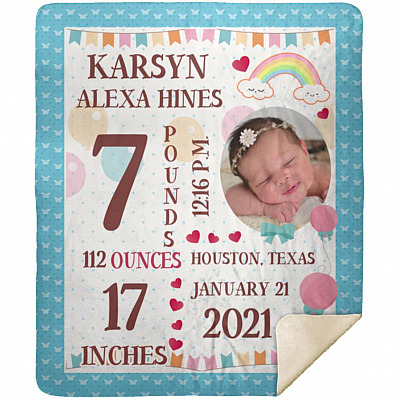 Premium Mink Sherpa Blanket - 50x60