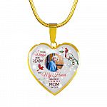 Personalized Photo Your Wings Were Ready But My Heart Was Not Cardinal Bird Heart Pendant Necklace – Bangle