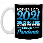 Pandemic Mug, Black, 11 oz. White Mug