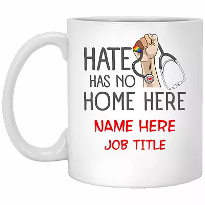 Personalized Nurse Gift mug, White, 11 oz. White Mug
