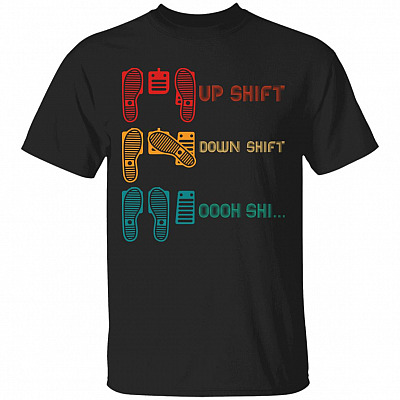 oh shi, Black, Unisex T-Shirt