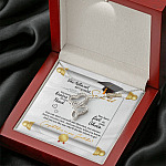 She Believed She Could So She Did Congratulations On Your Graduation Double Hearts Necklace