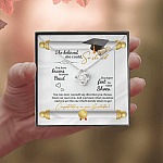 She Believed She Could So She Did Congratulations On Your Graduation Love Knot Necklace