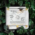 She Believed She Could So She Did Congratulations On Your Graduation Love Knot Necklace