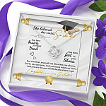She Believed She Could So She Did Congratulations On Your Graduation Love Knot Necklace