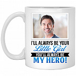 Personalized Photo to My Dad, White, 11 oz. White Mug