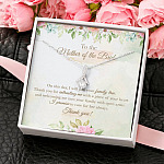 To The Mother Of The Bride On This Day I Will Join Your Family Tree From Groom Alluring Beauty Necklace