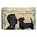 Personalized Chihuahua, White, 0.75'' Framed Canvas