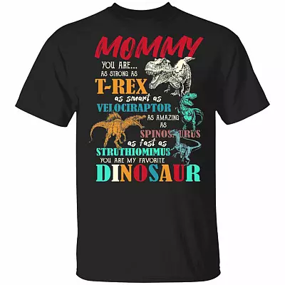 t rex mom t, Black, Unisex T-Shirt
