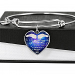 Remembering You Is Easy I Do It Everyday Missing You Is a Heartache Sympathy Heart Pendant Necklace - Bangle