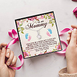 To My Mommy I May Just Be A Bump But I Love You More Than You Ever Know Alluring Beauty Necklace Necklace