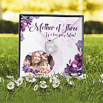 Personalized Photo Mother Of Three We Love You Mom Custom Image Forever Love Pendant Necklace