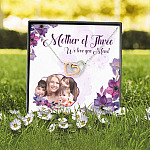 Personalized Photo Mother Of Three We Love You Mom Custom Image Interlocking Hearts Pendant Necklace Personalized Photo Mother Of Three We Love You Mom Custom Image Interlocking Hearts Pendant Necklace