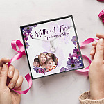 Personalized Photo Mother Of Three We Love You Mom Custom Image Alluring Beauty Necklace
