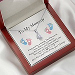 From Baby Bump To My Mommy I May Be Just A Bump Alluring Pendant Necklace - Mommy To Be Gift