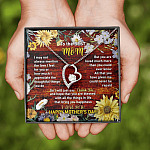 To the Best Mom I May Not Always Mention the Love I Feel for You Forever Love Pendant Necklace