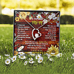 To the Best Mom I May Not Always Mention the Love I Feel for You Forever Love Pendant Necklace