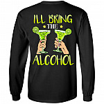 alcohol, Black, Long Sleeve