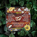 To the Best Mom I May Not Always Mention the Love I Feel for You Interlocking Hearts Pendant Necklace