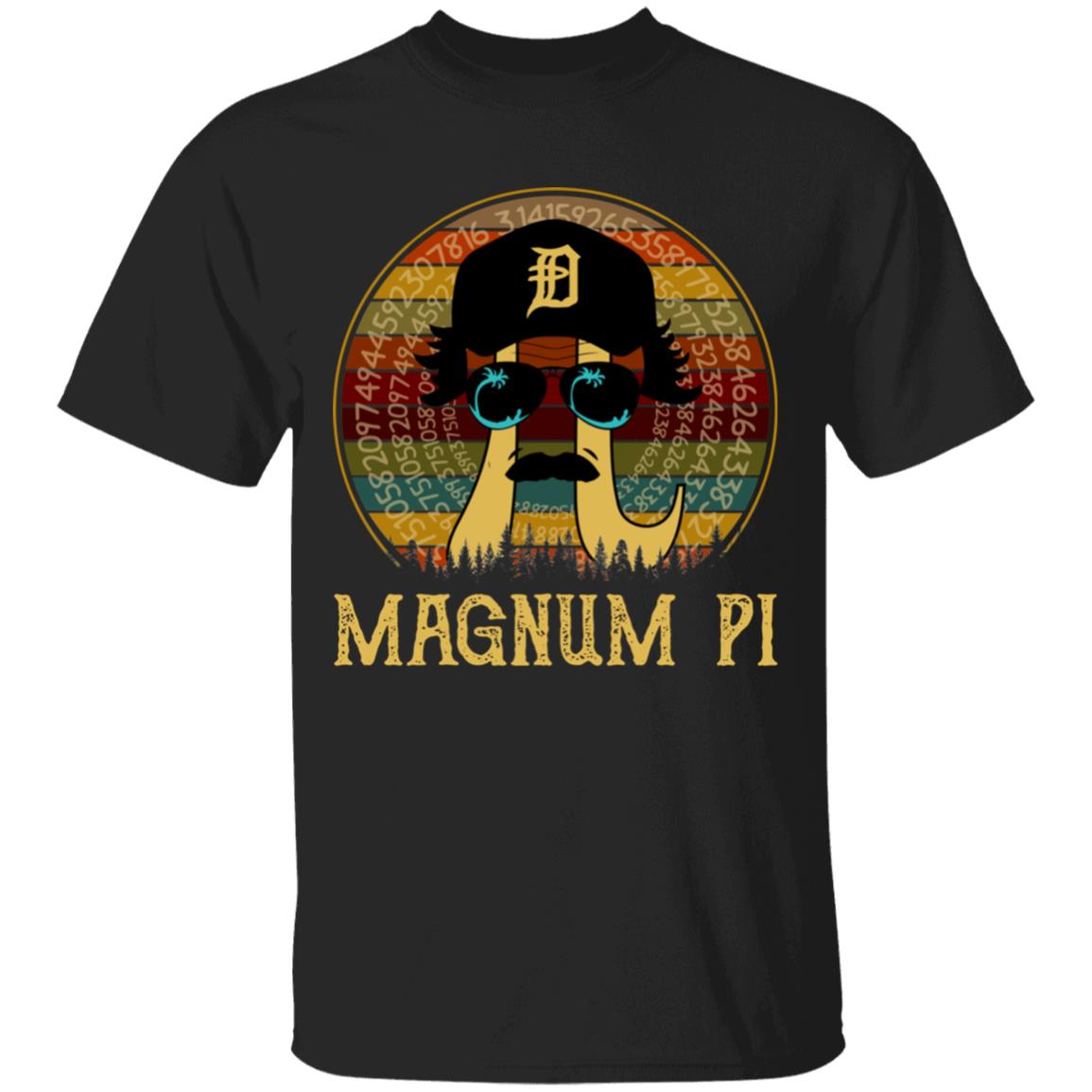 1N.[GAP]Magnum Pi, Black, Unisex T-Shirt