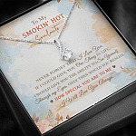 To My Smokin' Hot Soulmate Never Forget That I Love You I Will Love You Always Alluring Beauty Necklace