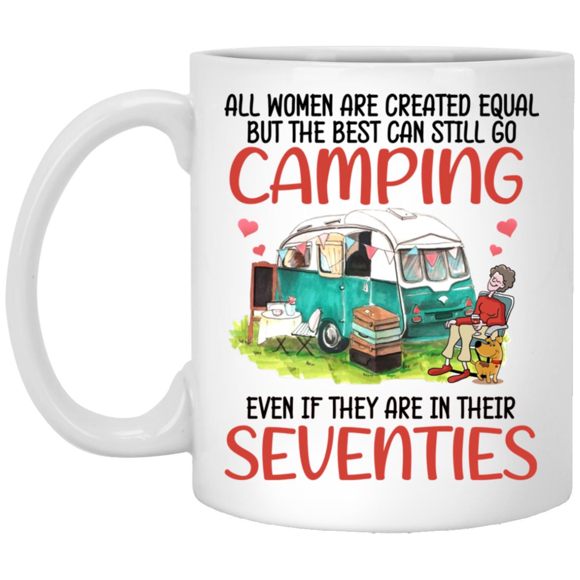 Mothers Day Gift All Women Are Created, White, 11 oz. White Mug