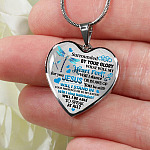 Dragonfly Surrounded by Your Glory What Will My Heart Feel I Can Only Image Heart Pendant Necklace - Bangle