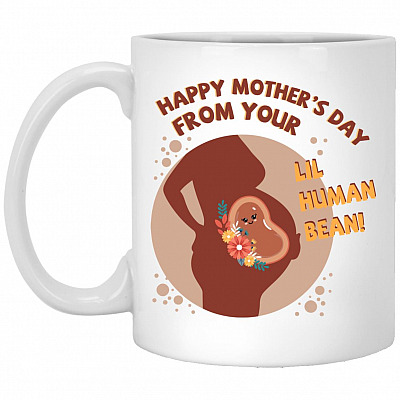 Happy Mug, White, 11 oz. White Mug