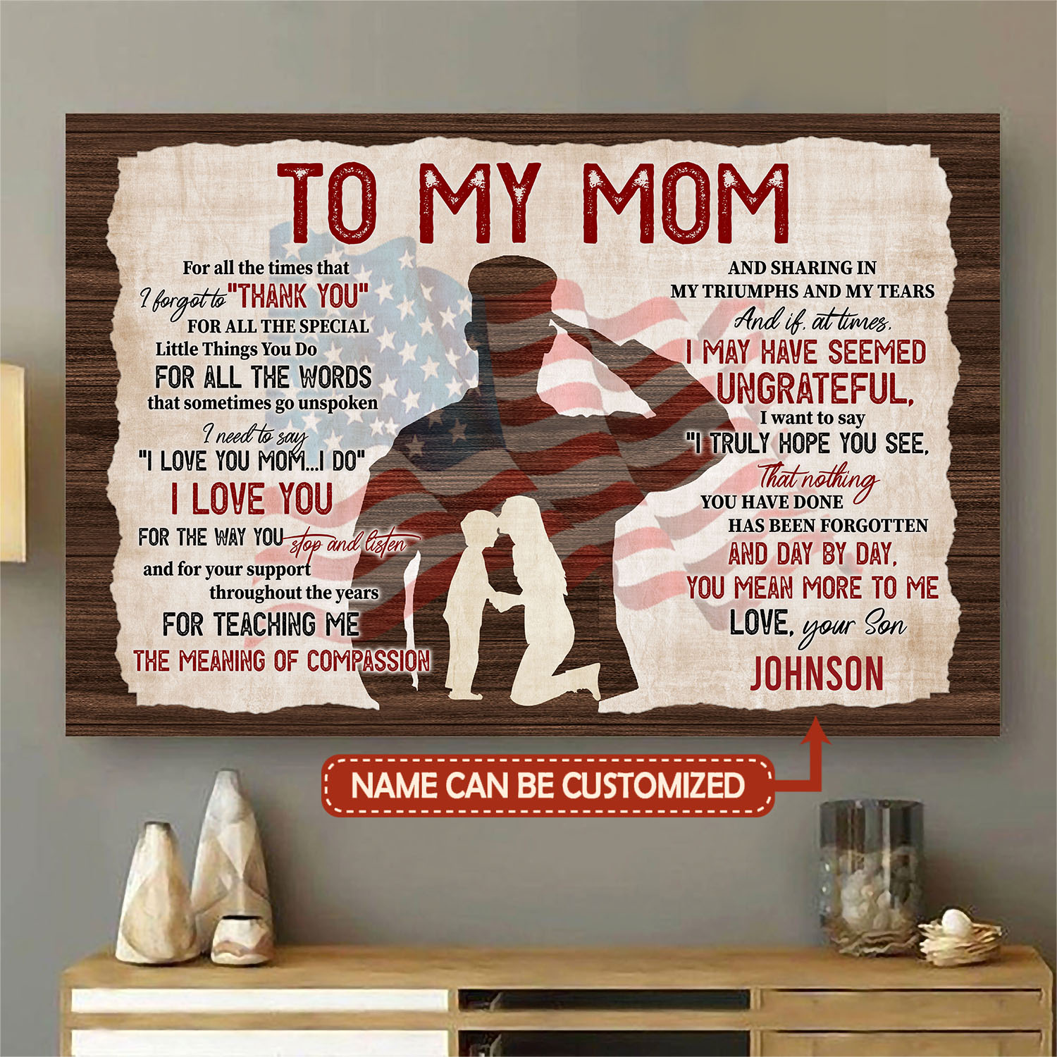 7VT. Veteran Son To My Mom For All The Times canvas mk3