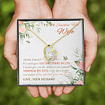 To My Smokin' Hot Wife Never Forget I Love You From Husband Forever Love Heart Pendant Necklace