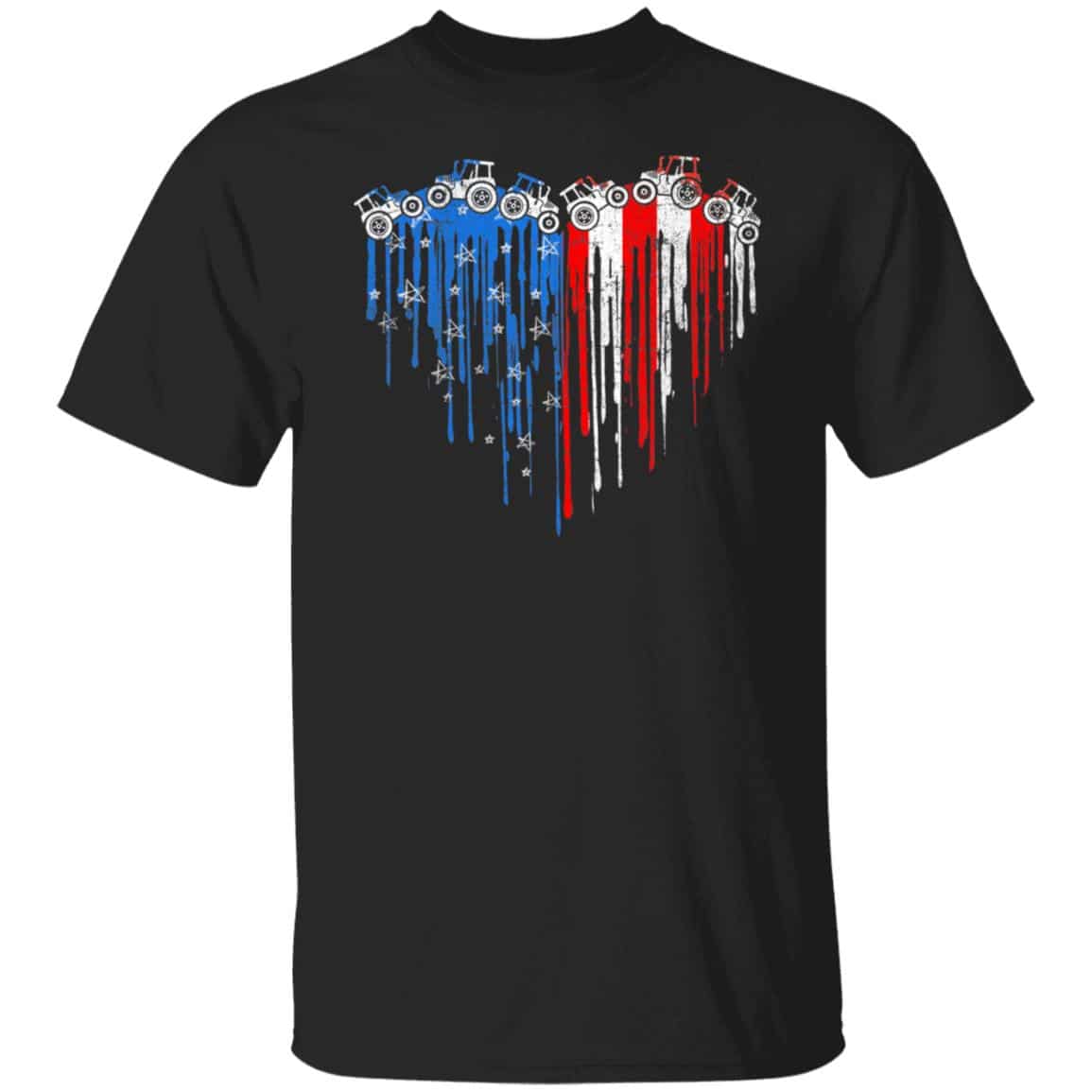 tractor, Black, Unisex T-Shirt