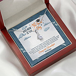 Personalized And Now The Limit Is The Sky Alluring Beauty Pendant Necklace - Custom Graduation Necklace