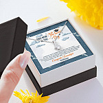 Personalized And Now The Limit Is The Sky Alluring Beauty Pendant Necklace - Custom Graduation Necklace