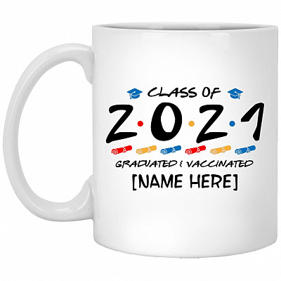 Personalized Class, White, 11 oz. White Mug