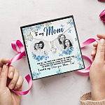 Personalized Photo to My Mom For All The Times That I Forgot To Thank You Alluring Beauty Necklace