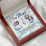 Personalized Photo to My Mom For All The Times That I Forgot To Thank You Alluring Beauty Necklace