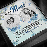 Personalized Photo to My Mom For All The Times That I Forgot To Thank You Alluring Beauty Necklace