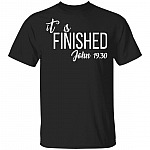John 19:30 t, Black, Unisex T-Shirt