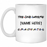 Personalized College Graduation Gift, White, 11 oz. White Mug