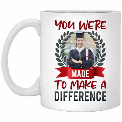 Personalized Photo, White, 11 oz. White Mug