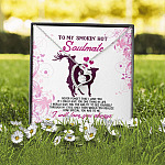 To My Smokin' Hot Soulmate Never Forget That I Love You Girlfriend Forever Love Heart Pendant Necklace