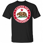 Caitlyn For California T-Shirt, Black, Unisex T-Shirt