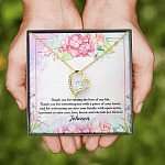 Personalized Thank You for Raising the Love of My Life Mother-In-Law Forever Love Pendant Necklace