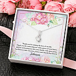 Personalized Thank You for Raising the Love of My Life Mother-In-Law Alluring Pendant Necklace