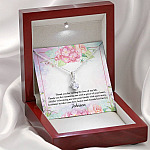 Personalized Thank You for Raising the Love of My Life Mother-In-Law Alluring Pendant Necklace