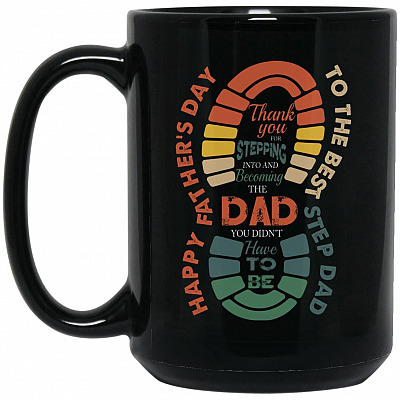 15 oz. Black Mug