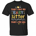 Funny That's Not My Babysitter, Black, Youth T-Shirt