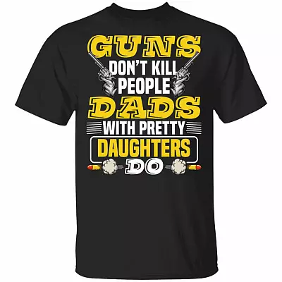 Guns Don't Kill People t, Black, Unisex T-Shirt