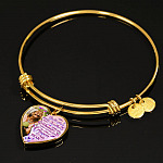 Personalized Photo Butterfly Hover And Feathers Appear Whenever Lost Loved Ones Heart Pendant Necklace