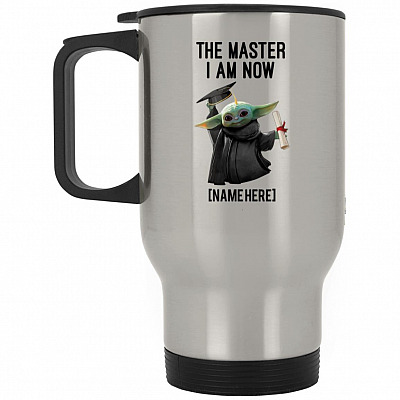 14 oz. Silver Travel Mug